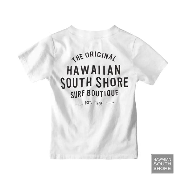 Hawaiian Original TEE 1996 Kids White-CLOTHING/BAG-HawaiianSouthShore-[SURFBORDS HAWAII SURF SHOP]-HawaiianSouthShore