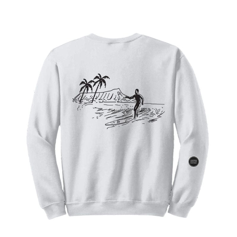 HawaiianSouthShore Sweater Crew Retro (Small-2XLarge)
