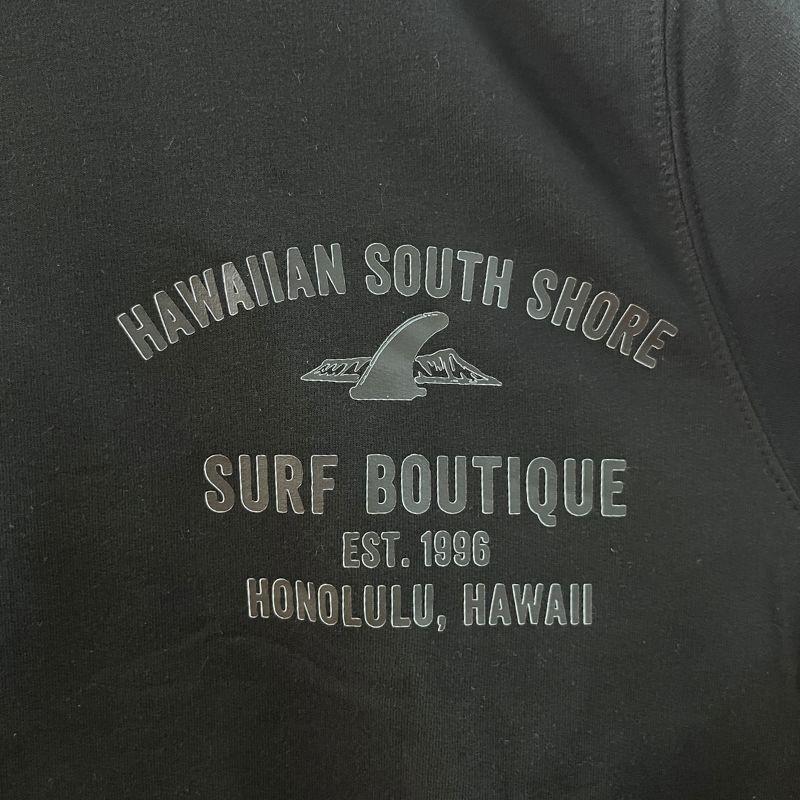 HawaiianSouthShore Sweater Crew Fin (Small-2XLarge) Black