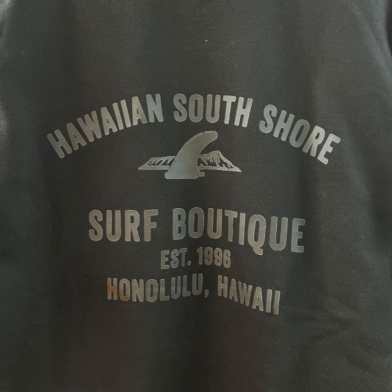 HawaiianSouthShore Sweater Crew Fin (Small-2XLarge) Black