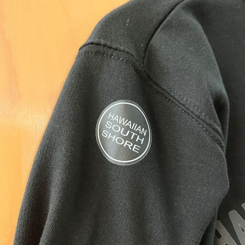 HawaiianSouthShore Sweater Crew Fin (Small-2XLarge) Black