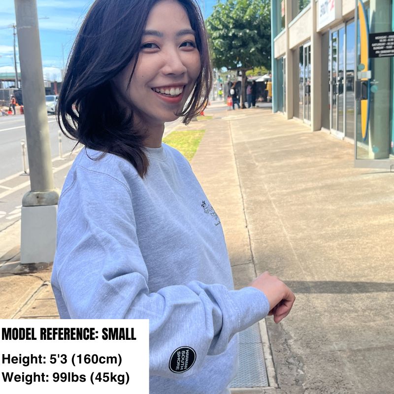 HawaiianSouthShore Sweater Crew Retro (Small-2XLarge)