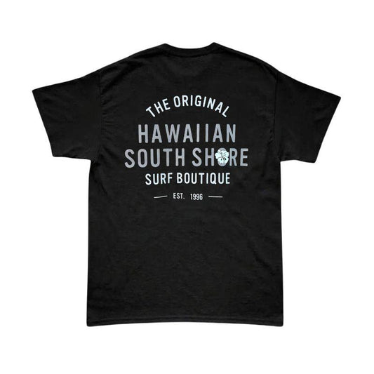 HawaiianSouthShore T-Shirt 1996 Made in Hawaii (Small-XLarge) Black Gray