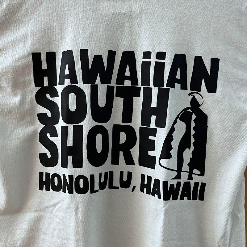 HawaiianSouthShore Tシャツ カメハメハ2世 (S-XL) ホワイト