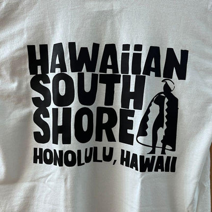 HawaiianSouthShore Tシャツ カメハメハ2世 (S-XL) ホワイト