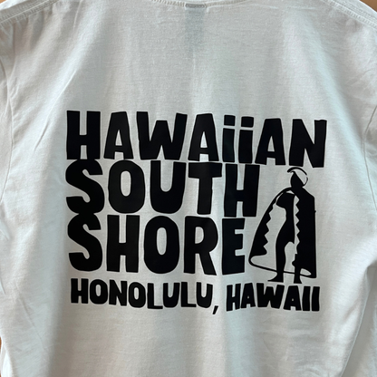 HawaiianSouthShore T-Shirt New KAMEHAMEHA 2 (Medium-XLarge) White
