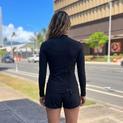 HSS Women's Hybrid Wet/RashGuard (S-XL) Black