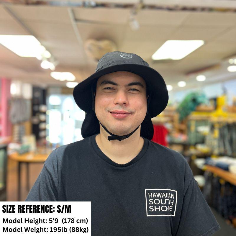 Hawaiiansouthshore Surf Hat Round Logo Black