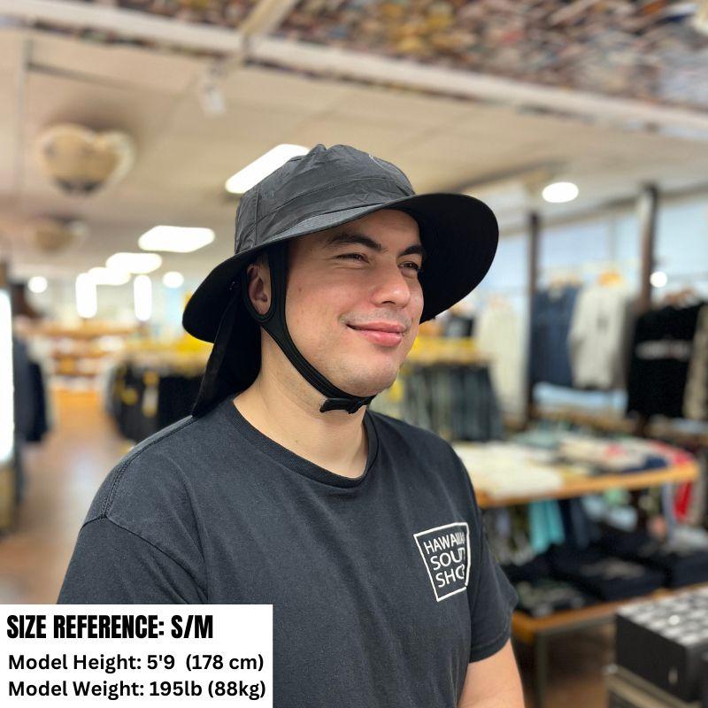 Hawaiiansouthshore Surf Hat Round Logo Black