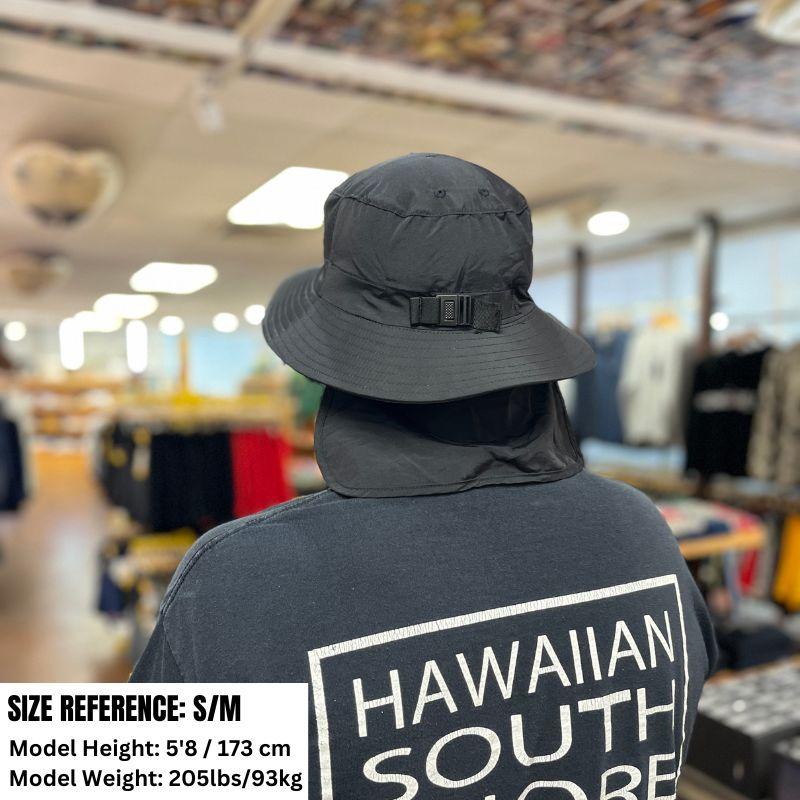 Hawaiiansouthshore Surf Hat Round Logo Black