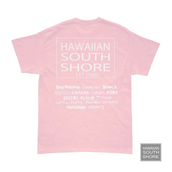 HawaiianSouthShore/T-Shirt/SURFPOINT/Small-XLarge/Pink Color