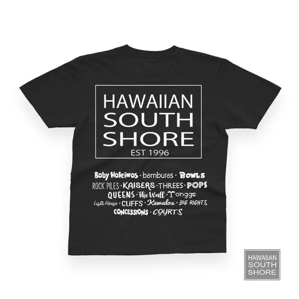 HwnSouthShore SURFPOINT Tee Kids White Unisex shop only at hawaiian south shore