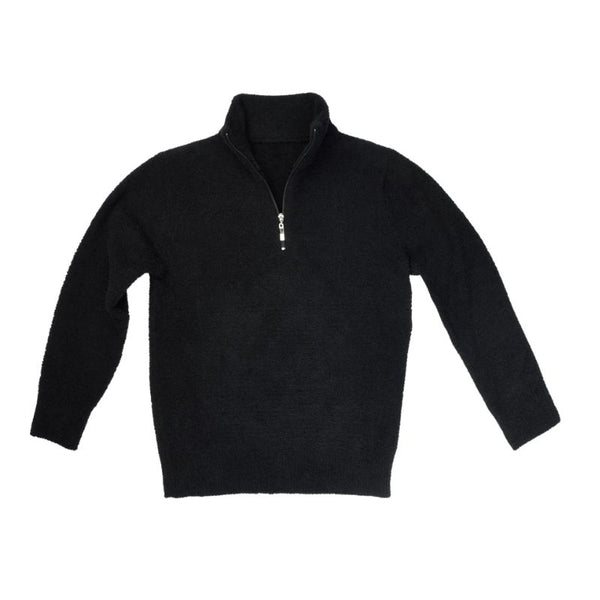 Shop Kashwere 1/2 Zip Mens Black - Hawaii Shop Kashwere 1/2 Zip Mens Black - Hawaii