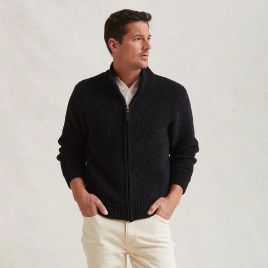 KASHWERE Jacket Men's Full Zip Cozy (Small-Large) - CLOTHING - [Surfboards Surf Shop and Clothing Boutique Honolulu]