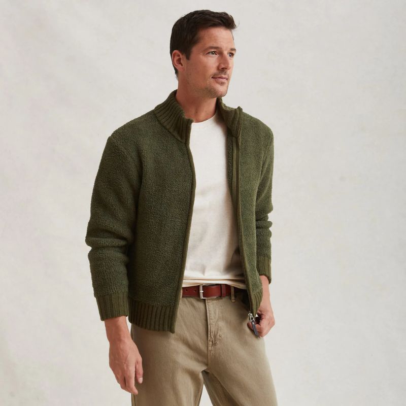 KASHWERE Jacket Men's Full Zip Cozy (Small-Large) - CLOTHING - [Surfboards Surf Shop and Clothing Boutique Honolulu]