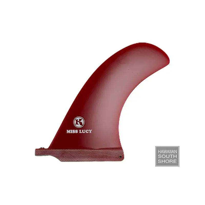 Kanoa Miss Lucy Fin Solid Red-SHOP SURF ACC.-Fins Unlimited-[SURFBORDS HAWAII SURF SHOP]-HawaiianSouthShore