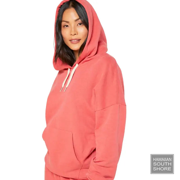 OUTERKNOWN Women&#39;s Hoodie Slouchy Cranberry-Surf Apparel --[SURFBORDS HAWAII SURF SHOP]-HawaiianSouthShore