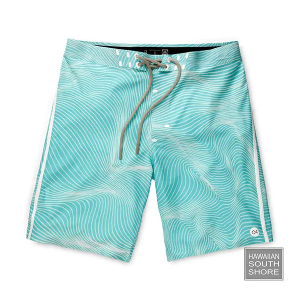 Outerknown APEX Brdshorts Kelly Slater Aqua Surfature-SHOP CLOTHING-OUTERKNOWN-[SURFBOARDS HAWAII SURF SHOP]-HawaiianSouthShore