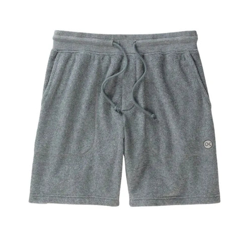 OUTERKNOWN Walkshorts in Mid Heather Grey with organic cotton blend