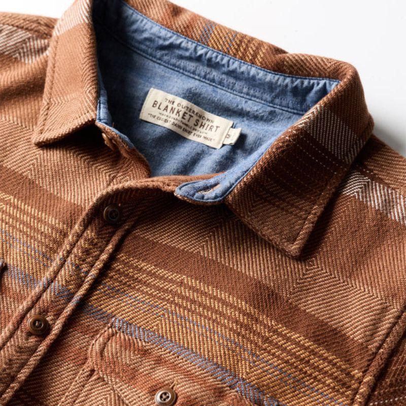 Outerknown SHIRT (Small-XXLarge) Copper Sonoran Stripe