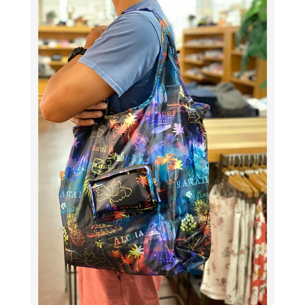 Eco Bag Rainbow Night-CLOTHING/BAG-HawaiianSouthShore-HawaiianSouthShore