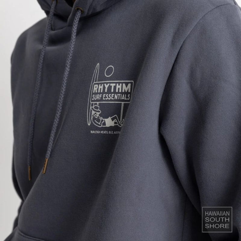 RHYTHM Hood Fleece Lull (SmallMedium) Navy Hawaii