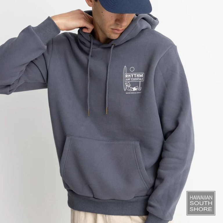 RHYTHM Hood Fleece Lull (SmallMedium) Navy Hawaii