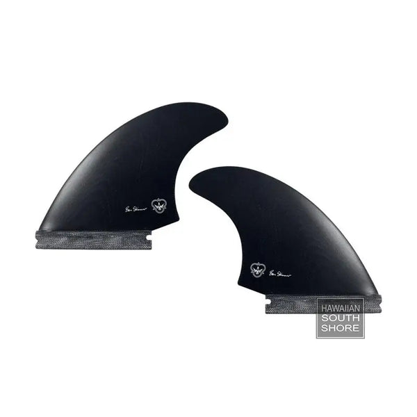 SKINDOG Twin Fins (FUTURES Compatible) Black-SHOP SURF ACC.-FLYING DIAMONDS-[SURFBORDS HAWAII SURF SHOP]-HawaiianSouthShore