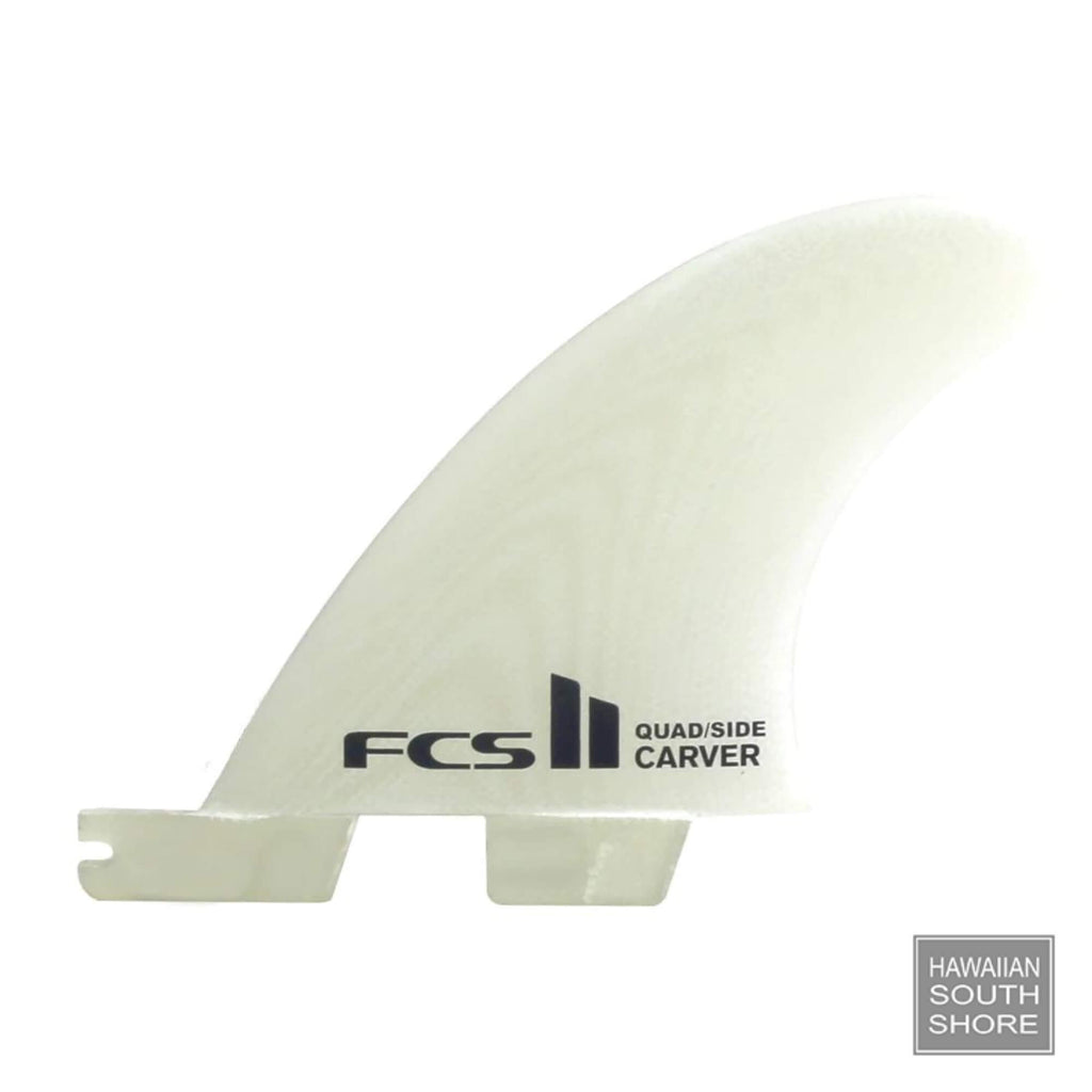 FCS II CARVER Longboard Side Bite Fin PG Small Carver Template Clear
