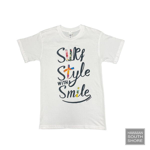 Aloha Days T-Shirt SMILE LTD Unisex White Color