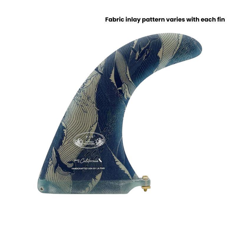 Takayama DT Flex Fin (9" - 10") Fabric Blue Whale