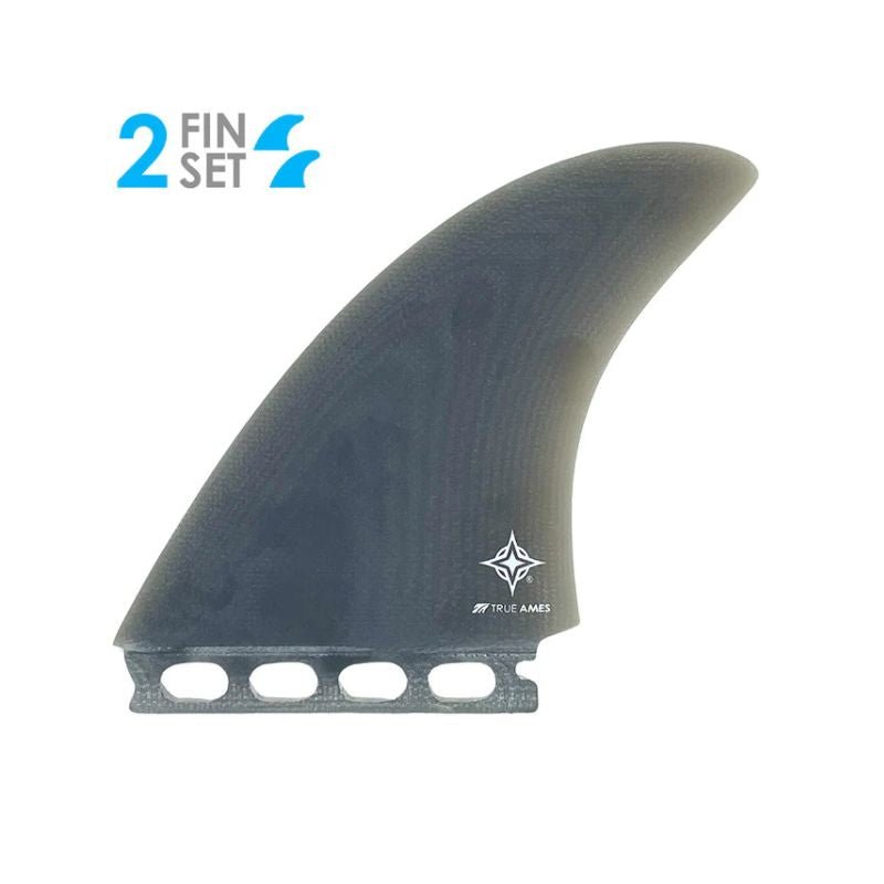 Futures Compatible TWINS True Ames Wayne Rich Solid Fiberglass Smoke - Must - Have for Surfers