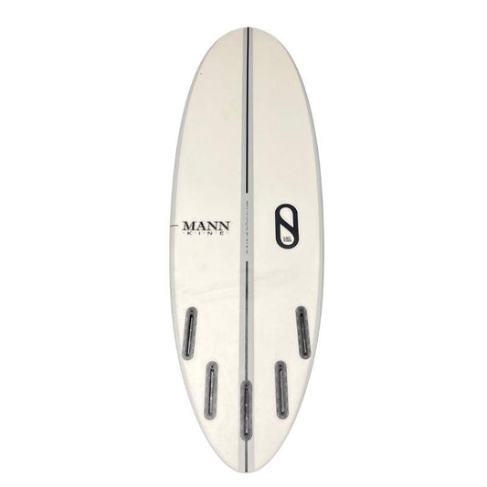 Bottom Firewire S Boss 5'8 in futures fin setup