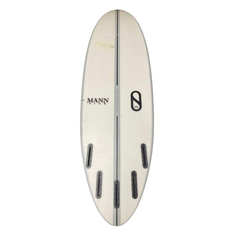 Bottom Firewire S Boss 6'2 with deckpad in futures fin setup