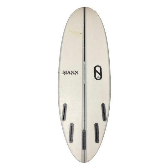 Bottom Firewire S Boss 6'2 with deckpad in futures fin setup