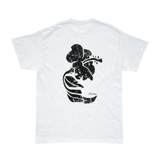 Aloha Days HIBISCUS Made in Hawaii S - XL White - Must - Have for Surfers