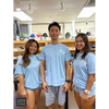 Aloha Days HIBISCUS Tshirt Light Blue - Clothing | Hawaiian South Shore