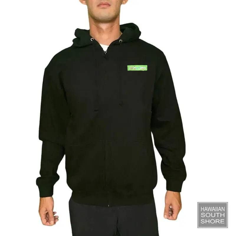 Aloha Days Hoodie LTD. Made In Hawaii (Small - XXLarge) Black - Must - Have for Surfers