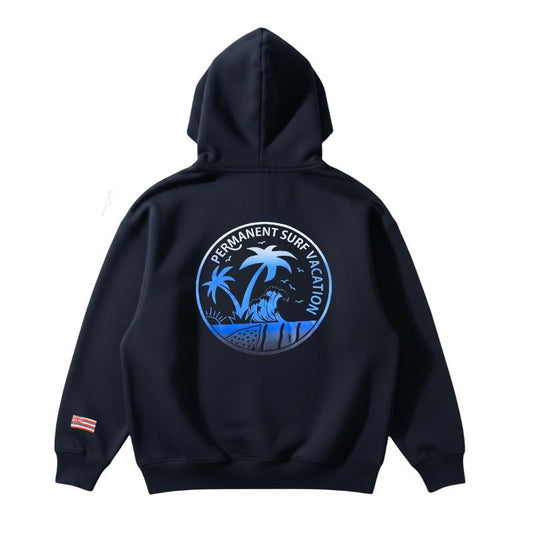 Aloha Days Hoodie Vacation Made In Hawaii (Small - XXLarge) Navy - Must - Have for Surfers