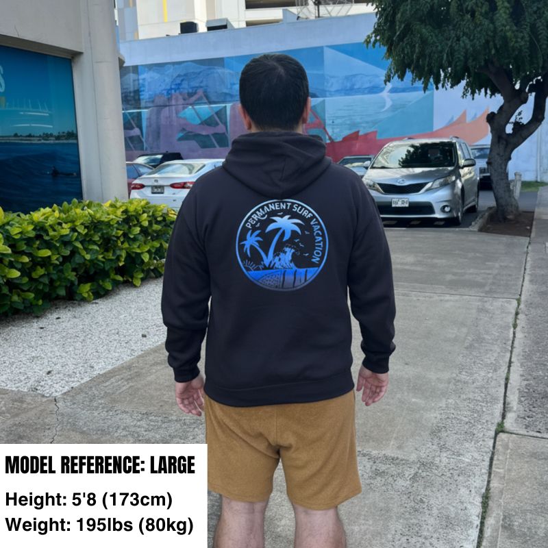 Aloha Days Hoodie Vacation Made In Hawaii (Small - XXLarge) Navy - Must - Have for Surfers