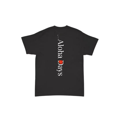 Aloha Days Kids T-Shirt BOX ALOHA Made in Hawaii Small - XLarge Black - Must - Have for Surfers