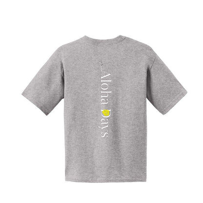 Aloha Days Kids T-Shirt Box Aloha Made In Hawaii XLarge Grey - Must - Have for Surfers