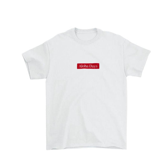 Aloha Days Kids T-Shirt Box Aloha Made In Hawaii XLarge White - Must - Have for Surfers