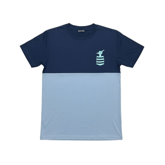 Aloha Days SHAKA Made in Hawaii S - L Light Blue Navy - Must - Have for Surfers