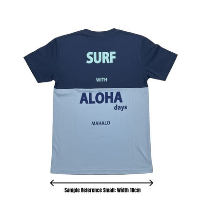 Aloha Days SHAKA Made in Hawaii S - L Light Blue Navy - Must - Have for Surfers
