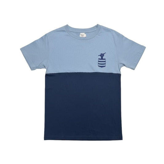 Aloha Days SHAKA Made in Hawaii S - L Navy Light Blue - Must - Have for Surfers