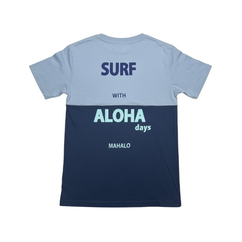 Aloha Days SHAKA Made in Hawaii S - L Navy Light Blue - Must - Have for Surfers