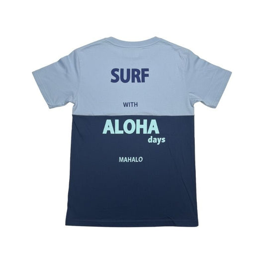 Aloha Days SHAKA Made in Hawaii S - L Navy Light Blue - Must - Have for Surfers