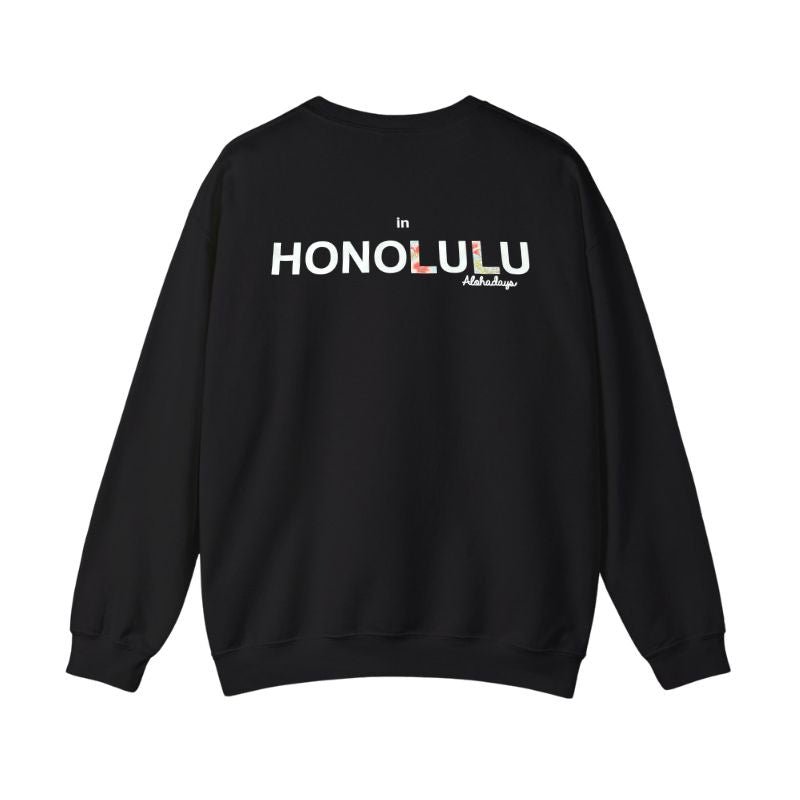 Aloha Days Sweater Surf in Honolulu (Small - 2XLarge) Black - Must - Have for Surfers