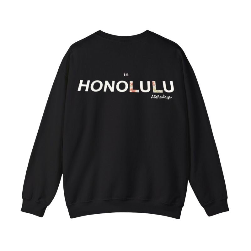 Aloha Days Sweater Surf in Honolulu Small - XLarge Black - Must - Have for Surfers